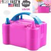 Electric Balloon Pump 600W Balloon Blower Inflator Dual Nozzle for Party Wedding Festival Decoration US/UK