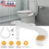 Bidet Attachment Non-Electric Fresh Water Bidet Sprayer Toilet Seat Attachment with Dual Nozzles Water Flow Control