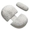 Pregnancy Pillows Adjustable Support Maternity Pillow Soft Side Sleeper Pregnancy Pillows Wedge Pillow with Detachable Pillow Cover